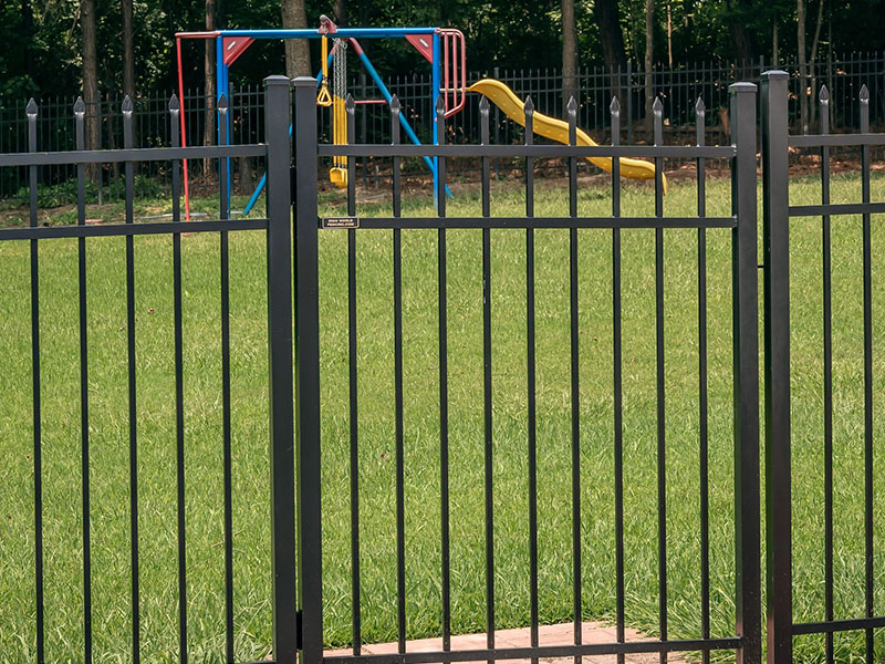 Commercial Aluminum Fence - Indianapolis