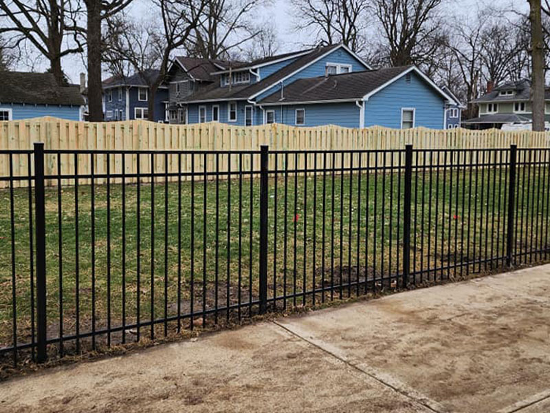 Residential Aluminum Fence - Indianapolis