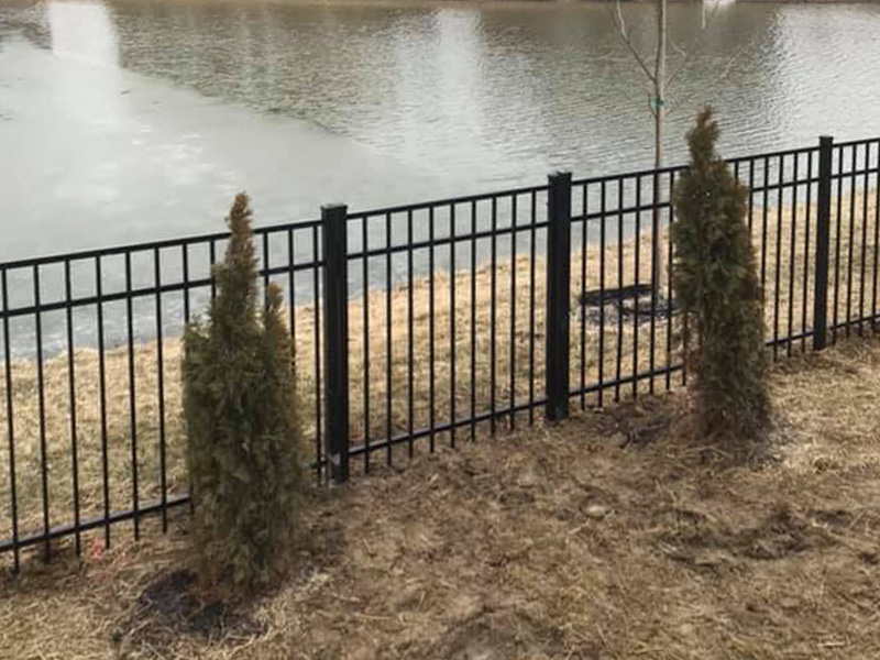 Ornamental Iron Pool Fencing in Indianapolis