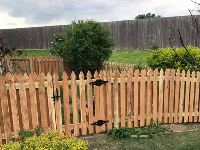 Wood Pet Fencing in Indianapolis