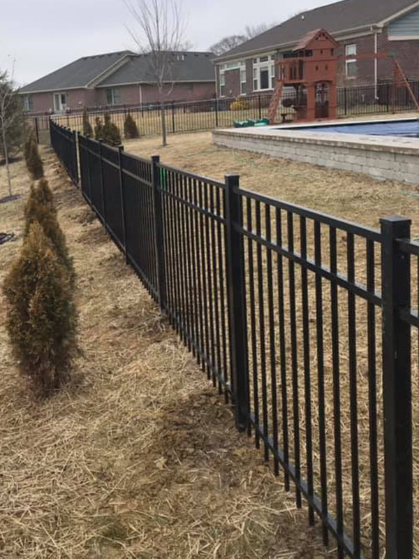 Aluminum fence contractor in Indianapolis, Indiana