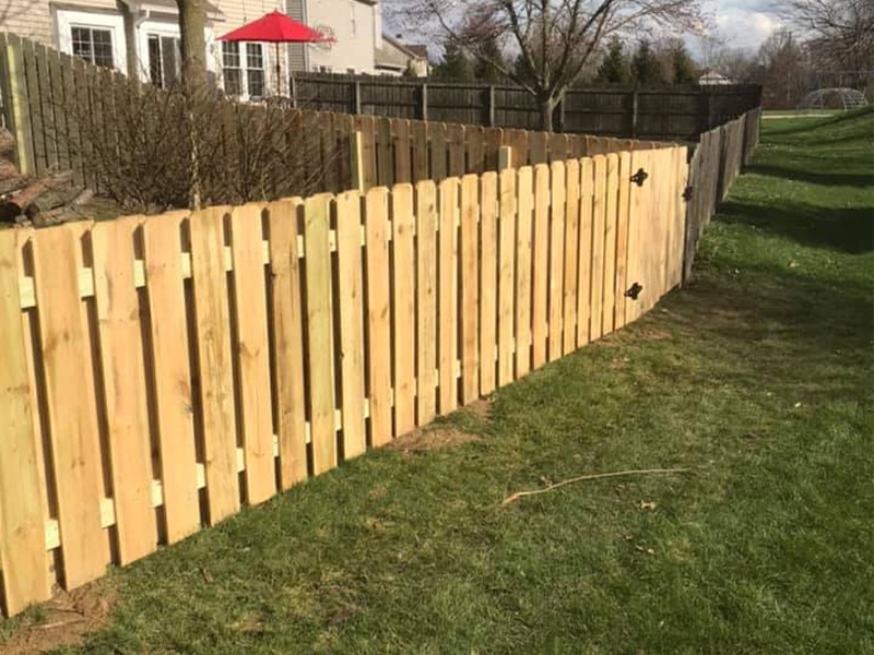 wood fence Noblesville Indiana